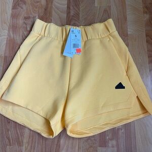 Adidas Z.N.E. PREMIUM YELLOW SHORTS  Elastic Waist